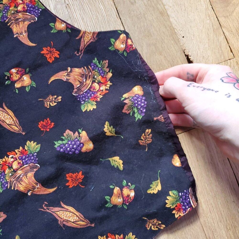 Vintage 90s Basic Element Cornucopia Harvest Than… - image 7